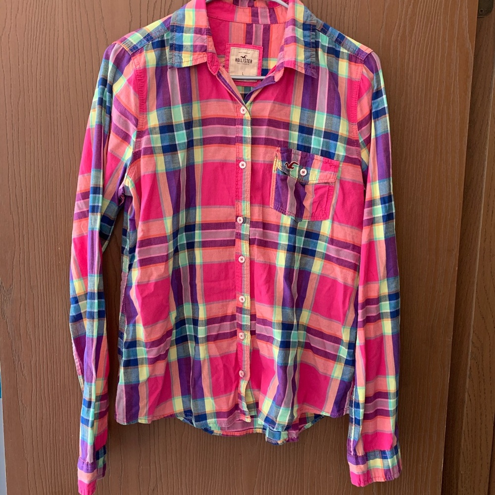 Hollister Plaid Button Down